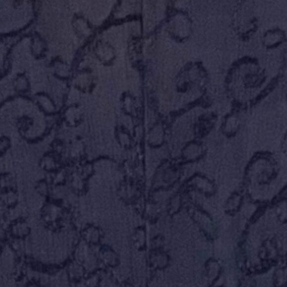 French Gear Rayon Whimsy Goth BoHo Oversized Long Sleeve Blue Embroidered Dress - Picture 3 of 7